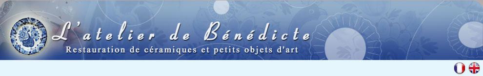 L'atelier de Bénédicte | Restauration de céramique - artisanat d'art